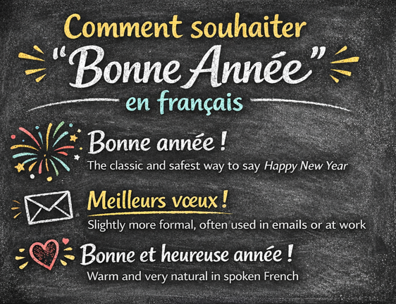 Bonne année 🎉et bonne santé !