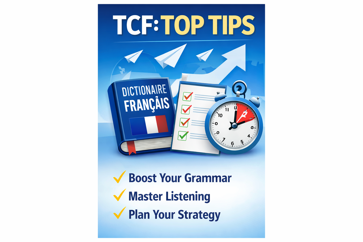 TCF - Mots de liaison (Connecteurs logiques) / Linking words (logical connectors)