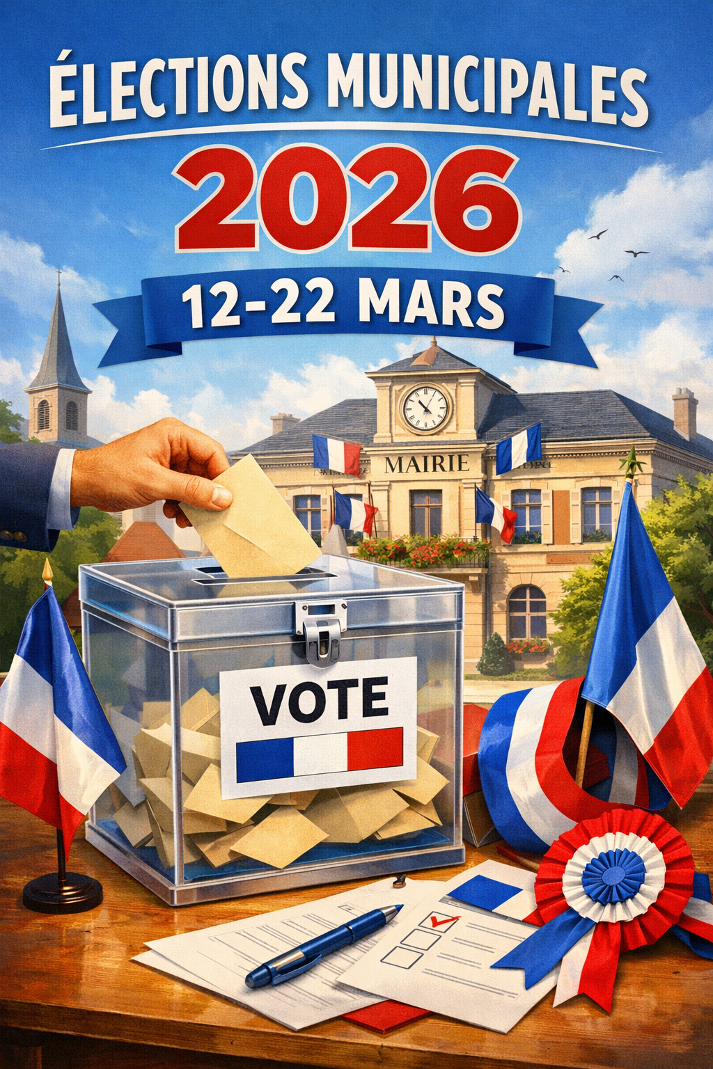 Les élections municipales 2026 - The 2026 Municipal Elections (Level B1-B2)