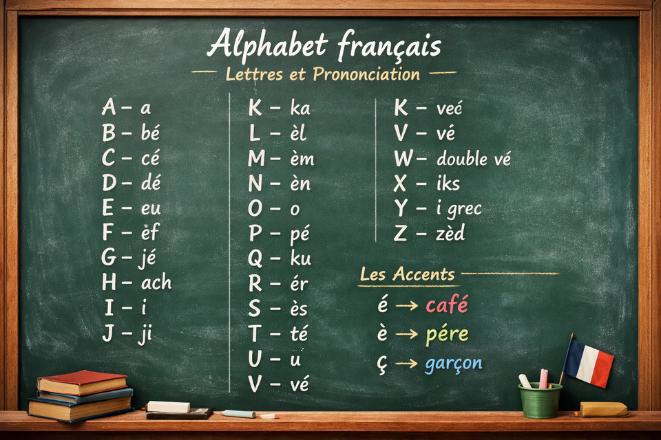 Alphabet français – lettres et prononciation - French Alphabet for Beginners – Letters & Pronunciation (Level A1)