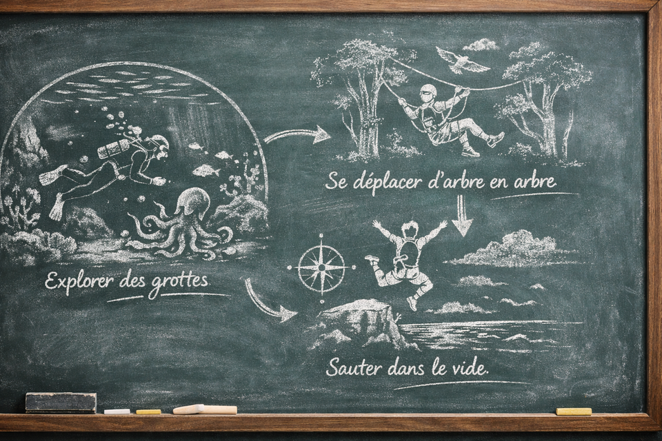 Les expressions des activités en plein air/Faire une appréciation - Outdoor Activities Phrases / Giving an Assessment (Level A1)