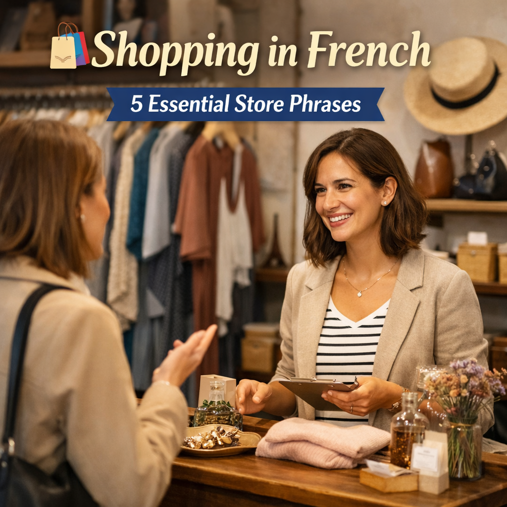 Shopping in French – 5 Essential Store Phrases
